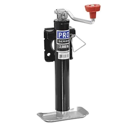 Pro Series Pro Series 1401140303 Weld-On Jack; Topwind; 2; 000 Lbs. With Footplate; 18 x 6 x 8 in. 1401140303